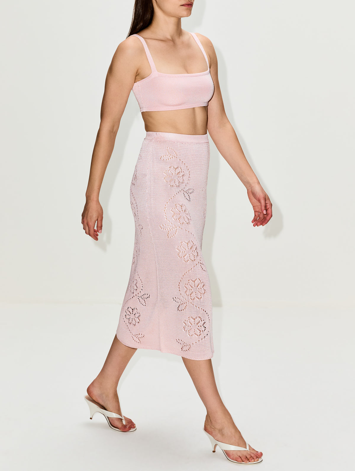Vine Floral Skirt,CALLE DEL MAR,PRIMROSE,Image 3