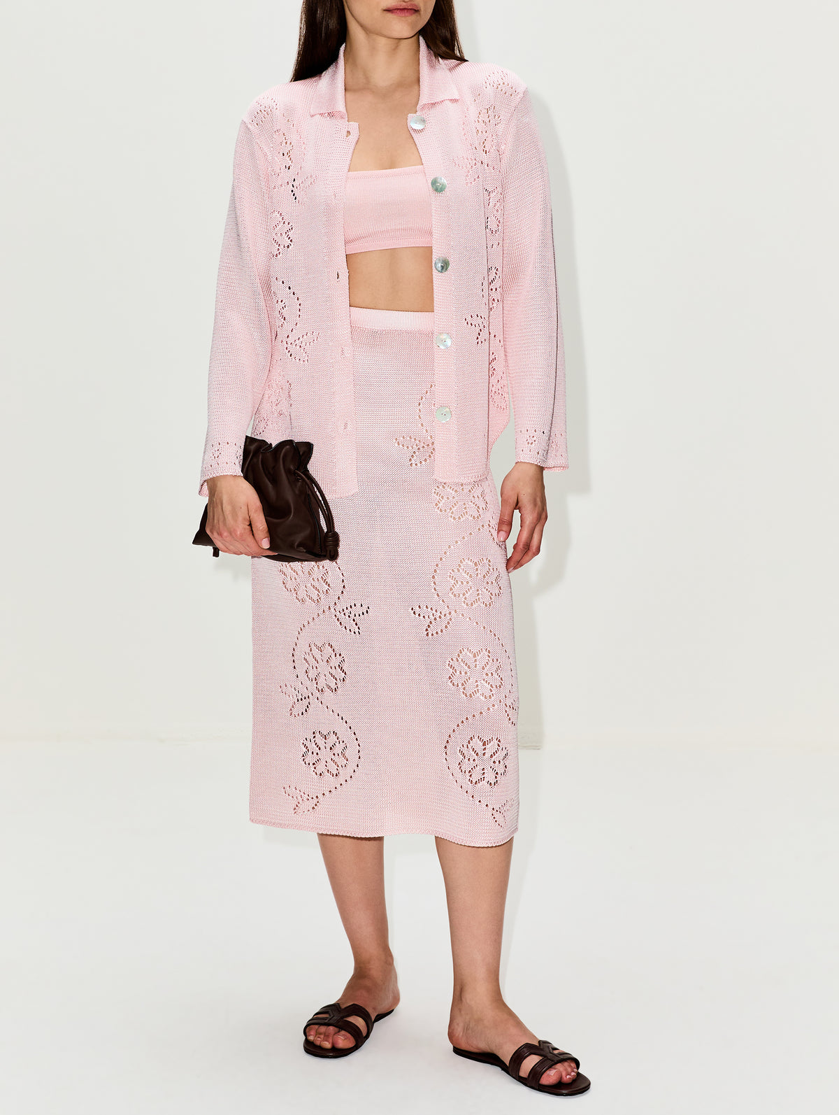 Vine Floral Long Sleeve Shirt,CALLE DEL MAR,PRIMROSE,Image 2