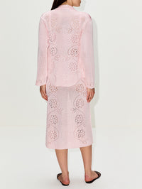 Vine Floral Long Sleeve Shirt,CALLE DEL MAR,PRIMROSE,Image 3