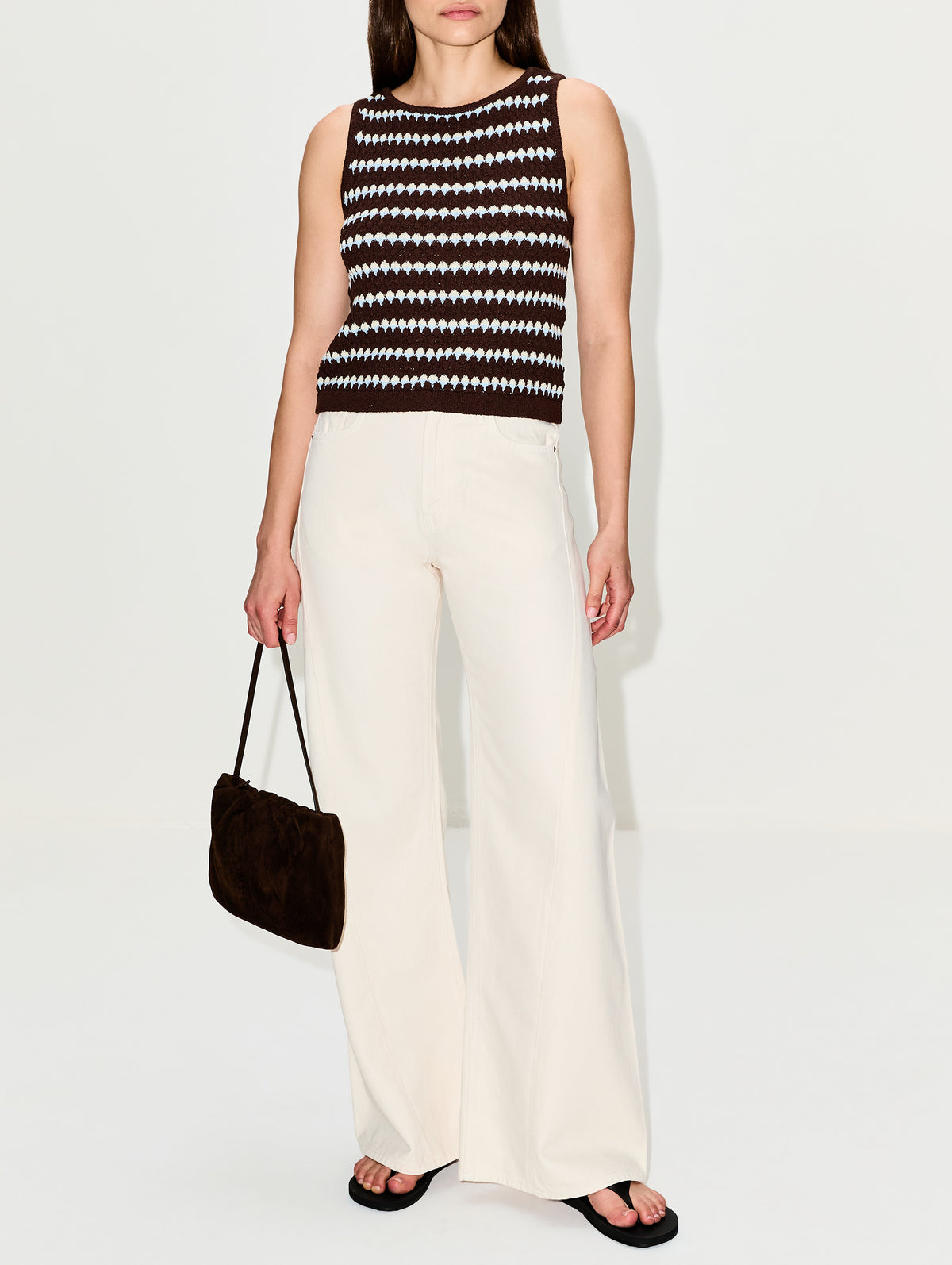 Lemon Twist Sneak Jean,MOTHER,NATURAL,Image 2