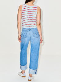 Half Pipe Ankle Cuff Fray Jean,MOTHER,LAST BITE,Image 3