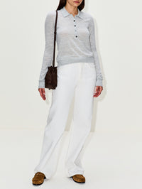 Dea Polo Sweater,RÙADH,SILVER GRAY,Image 2