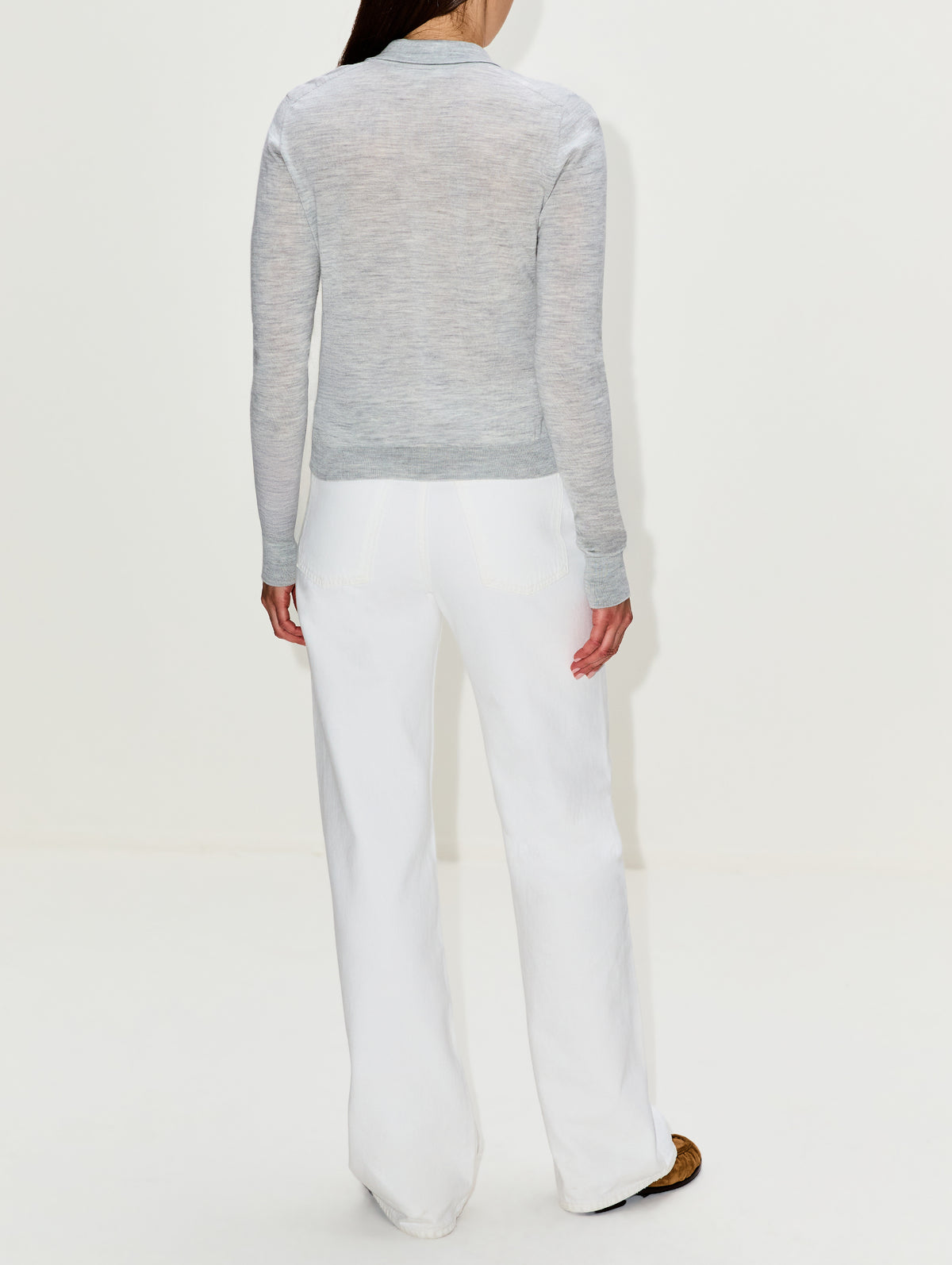 Dea Polo Sweater,RÙADH,SILVER GRAY,Image 3