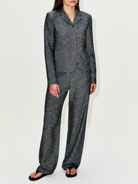 Iman Shrunken Blazer,KALLMEYER,MIDNIGHT,Image 2