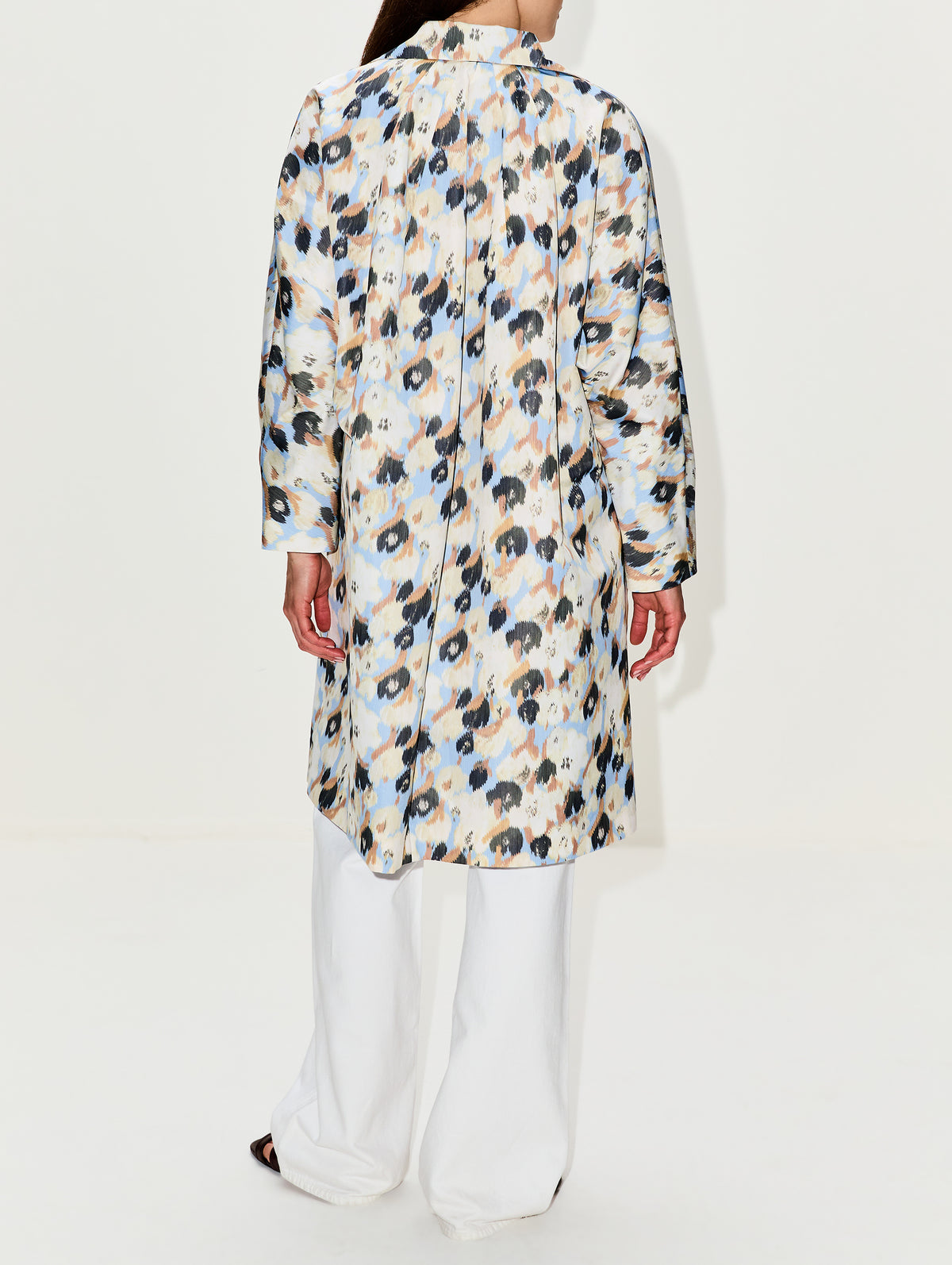 Coat,MARNI,LIGHT BLUE,Image 3