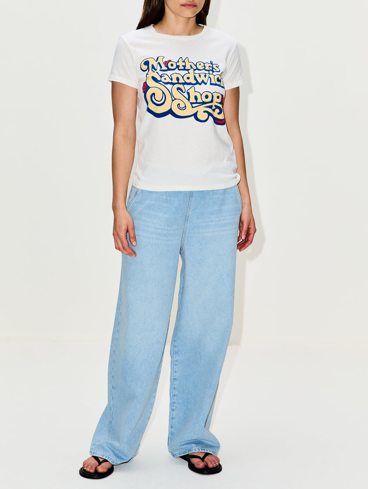 Boxie Goodie Goodie Tee,MOTHER,SANDWICH SHOP,Image 2