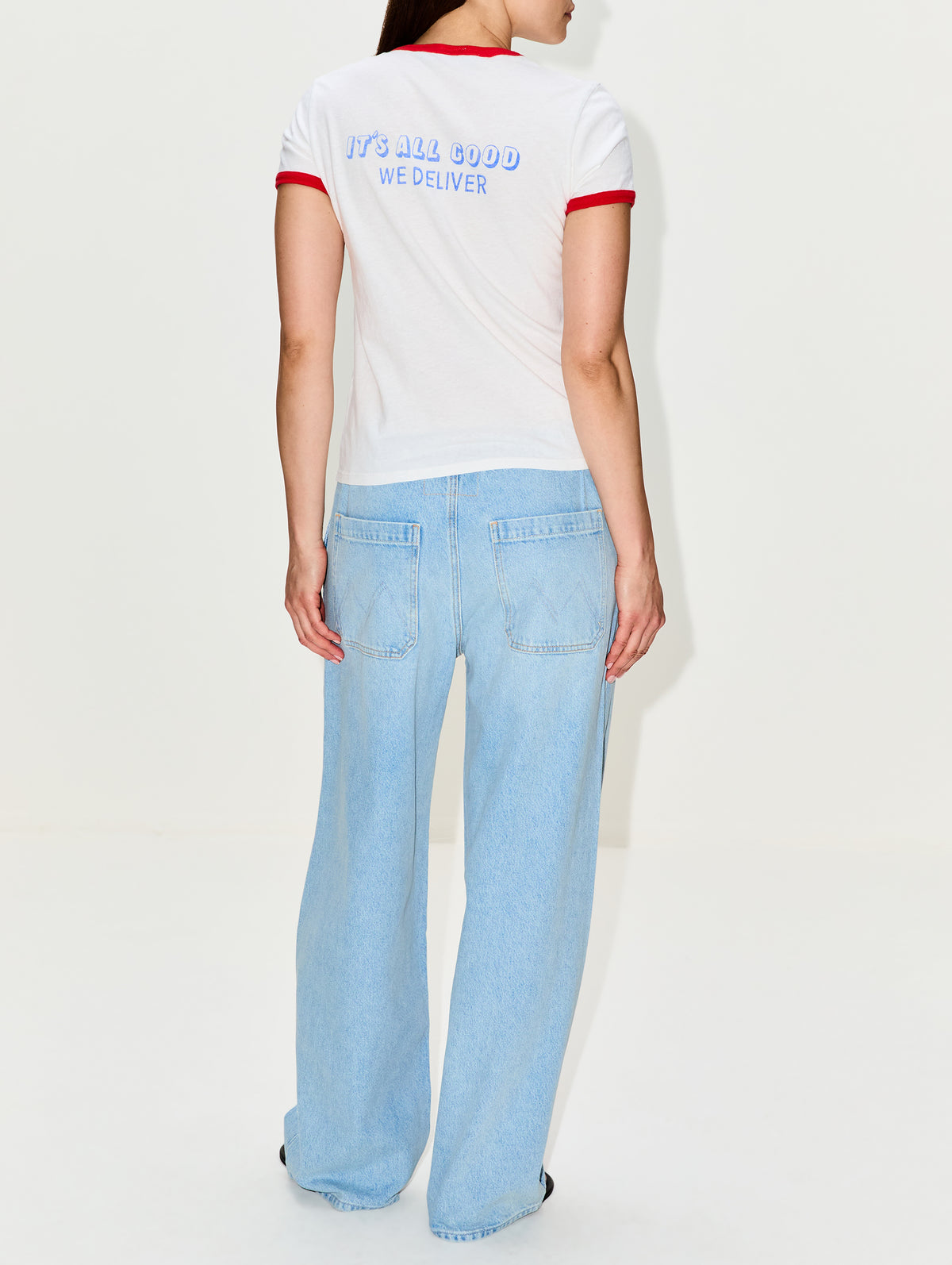 Lil Goodie Ringer Tee,MOTHER,CITY GIRL PIZZA,Image 3