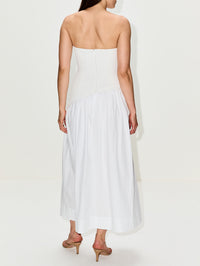 Nia Dress,STAUD,WHITE,Image 4