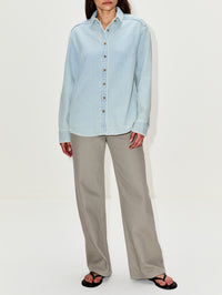 Western Shirt,STILL HERE NYC,CLOUD VINTAGE BLUE,Image 2