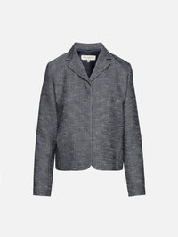 Iman Shrunken Blazer,KALLMEYER,MIDNIGHT,Image 1