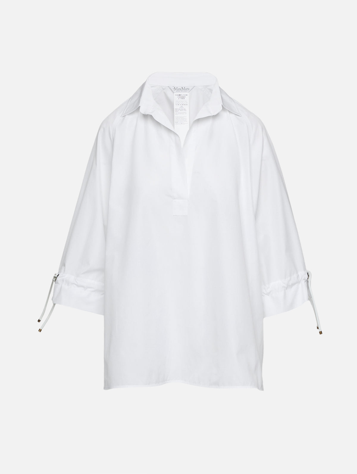 Blouse,MAX MARA,OPTICAL WHITE,Image 1