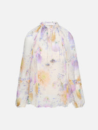 Luna Ruffle Billow Blouse,ZIMMERMANN,CREAM DAHLIA,Image 1