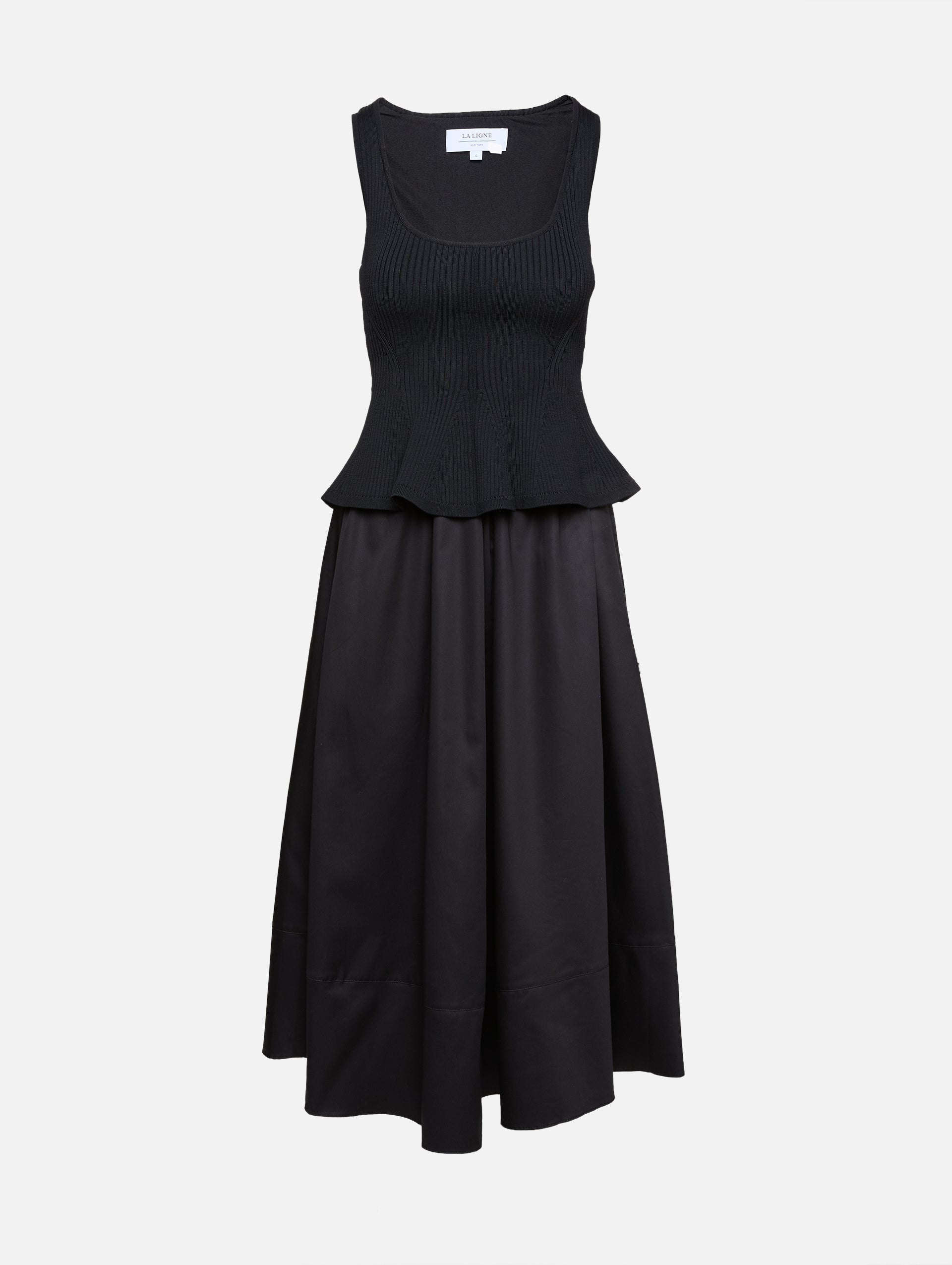 Peplum Combo Dress | LA LIGNE | elysewalker