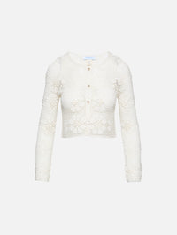 Daisy Chain Crochet Cardigan,CALLE DEL MAR,NATURAL,Image 1