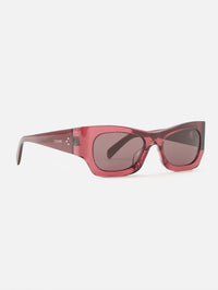 3 Dots Sunglasses,CELINE EYEWEAR,BORDEAUX,Image 2