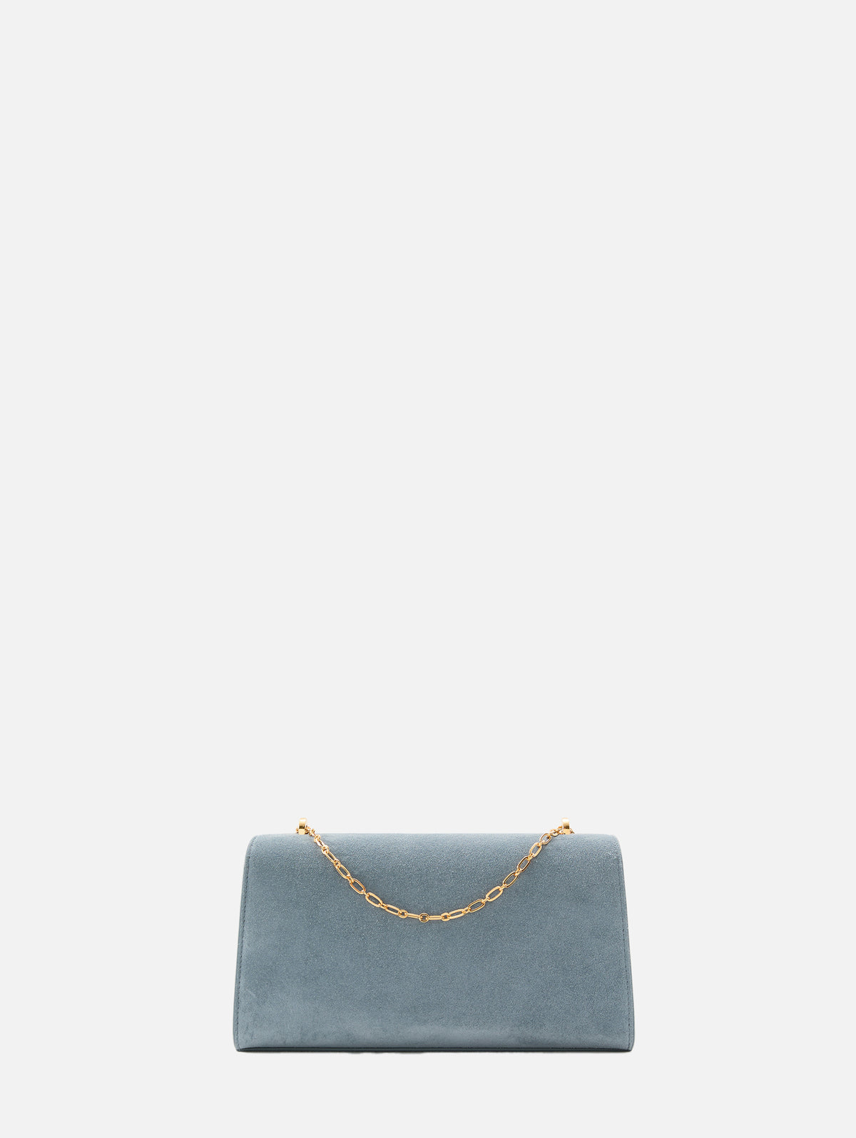 Chain Symmetry Pochette Bag,SAVETTE,DENIM,Image 3
