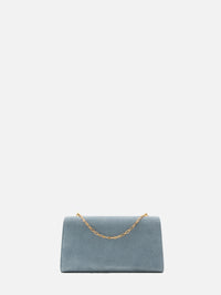 Chain Symmetry Pochette Bag,SAVETTE,DENIM,Image 3