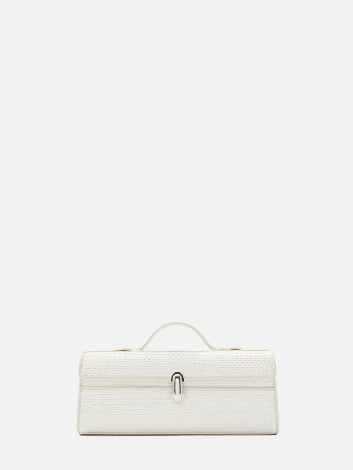 Slim Symmetry Pochette Bag,SAVETTE,IVORY,Image 1