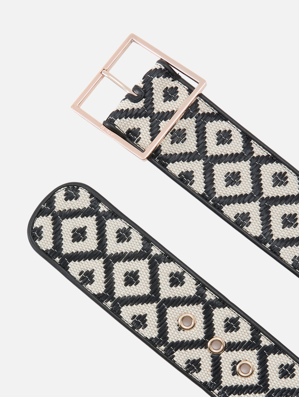 Wide Waist Belt,MAX MARA,BLACK,Image 2
