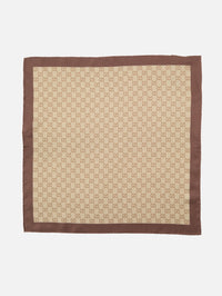 GG Twill Scarf,GUCCI,SHELL/LIGHT BROWN,Image 1