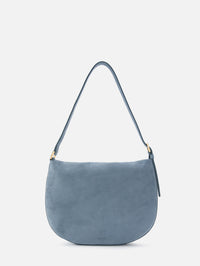 Small Tondo Hobo Bag,SAVETTE,DENIM,Image 3
