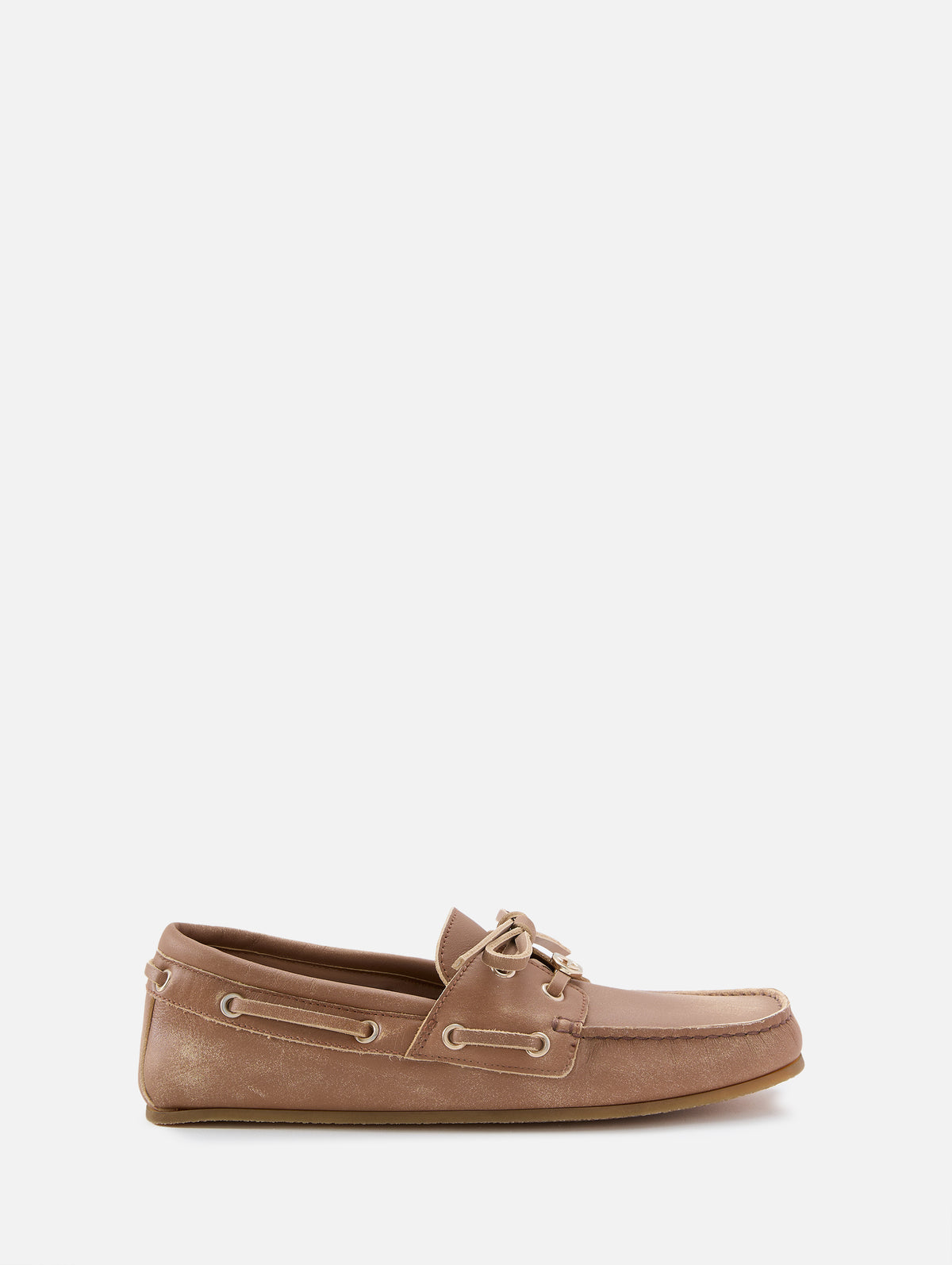 Boat Moccasin,GUCCI,LIGHT BROWN,Image 1