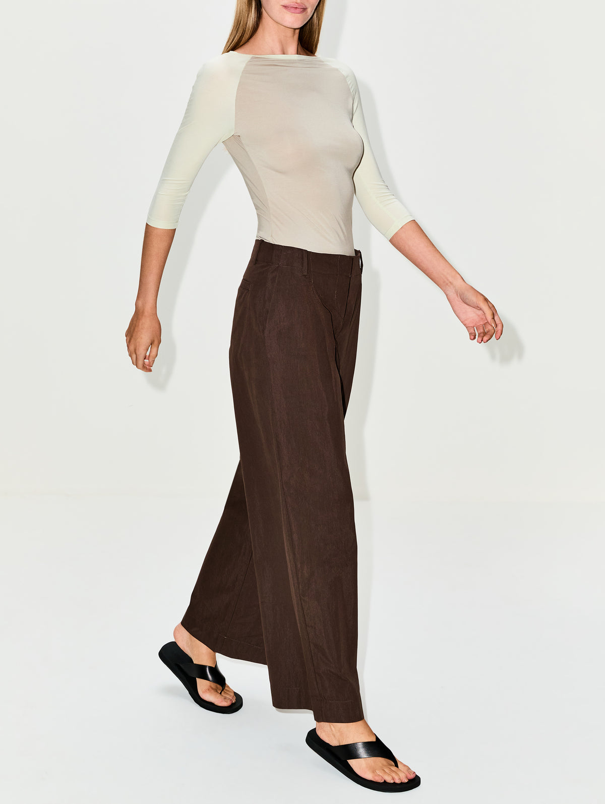 Bolinas Pant,BELLE ANNA,BROWN,Image 3