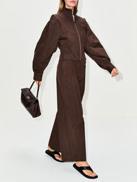 Globo Jacket,BELLE ANNA,BROWN,Image 3