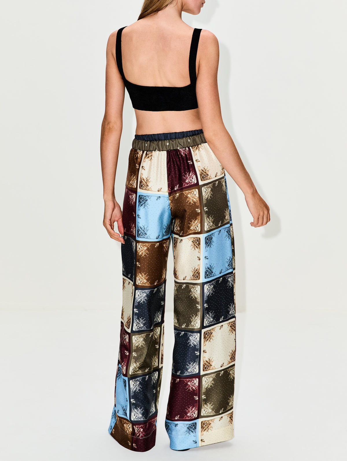 NYC Bralette Top,GALVAN,BLACK,Image 3