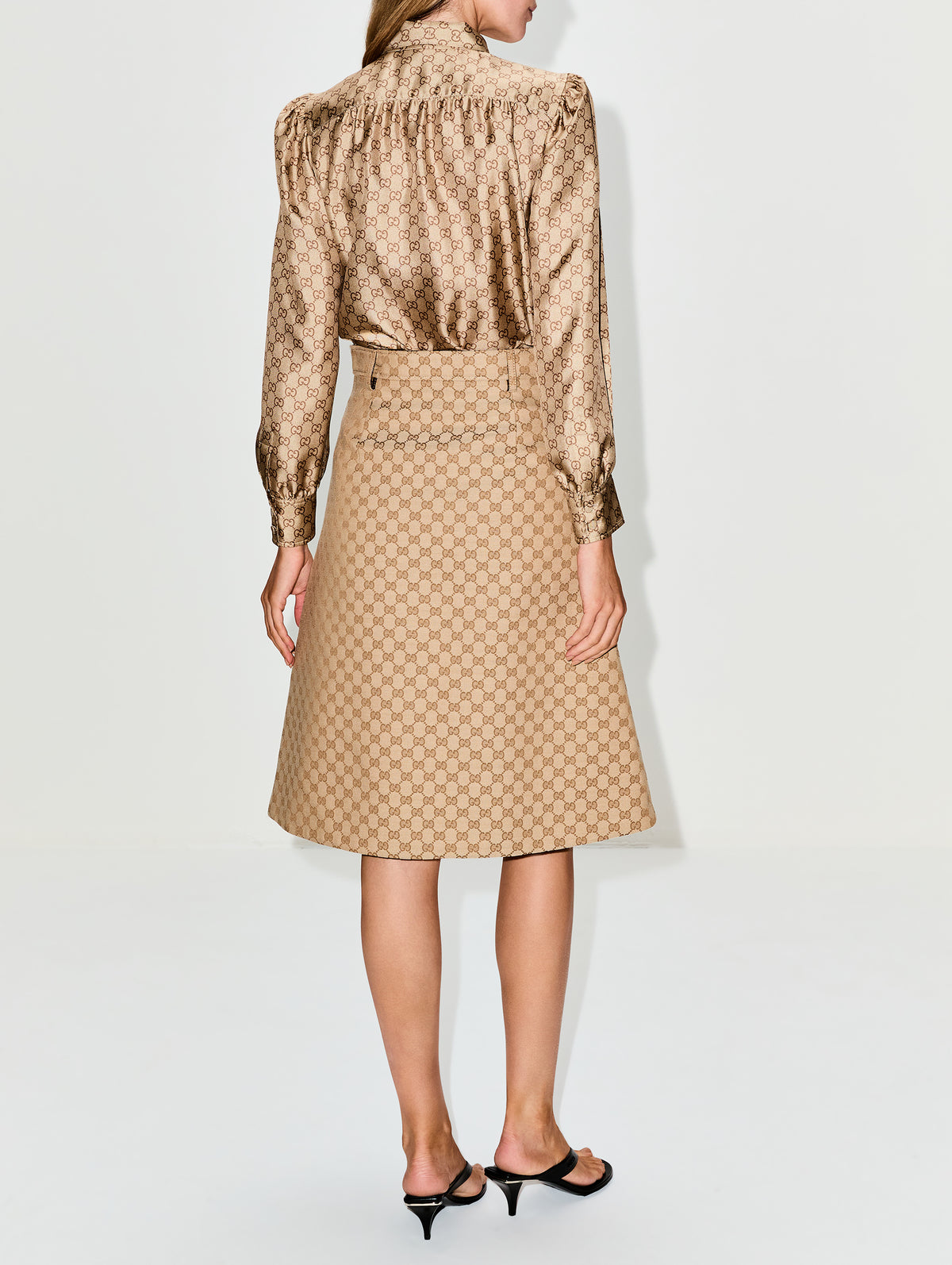 Skirt,GUCCI,VINTAGE SAND,Image 4