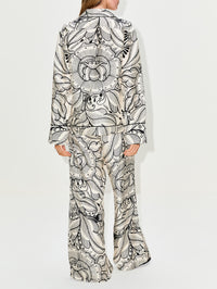 Bernardina Shirt,HEIRLOME,IVORY BLACK,Image 3