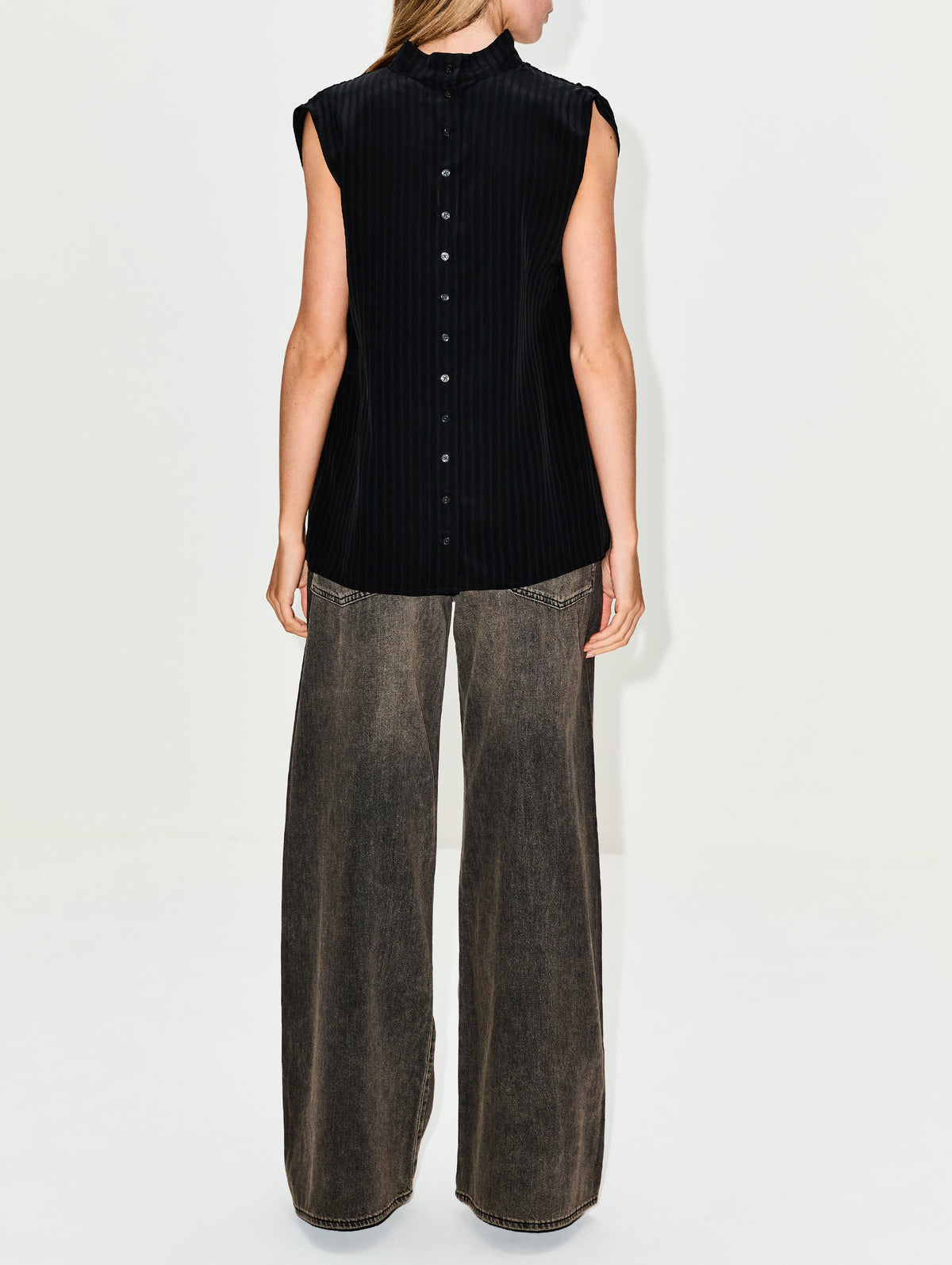 Penny Draped Top,KALLMEYER,SHADOW,Image 3