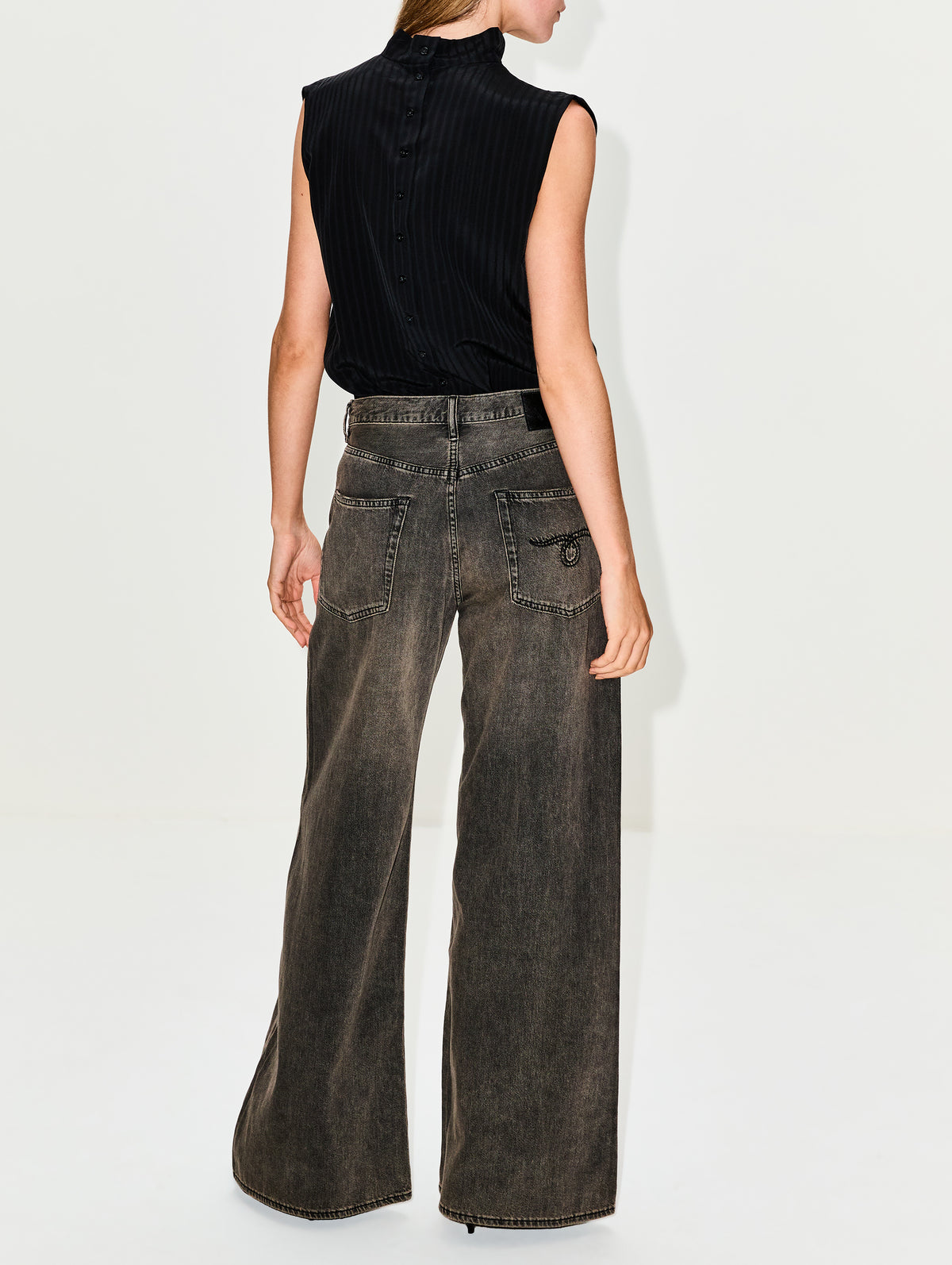 D'Arcy Flare Jean,R13,ELLERY BLACK,Image 3