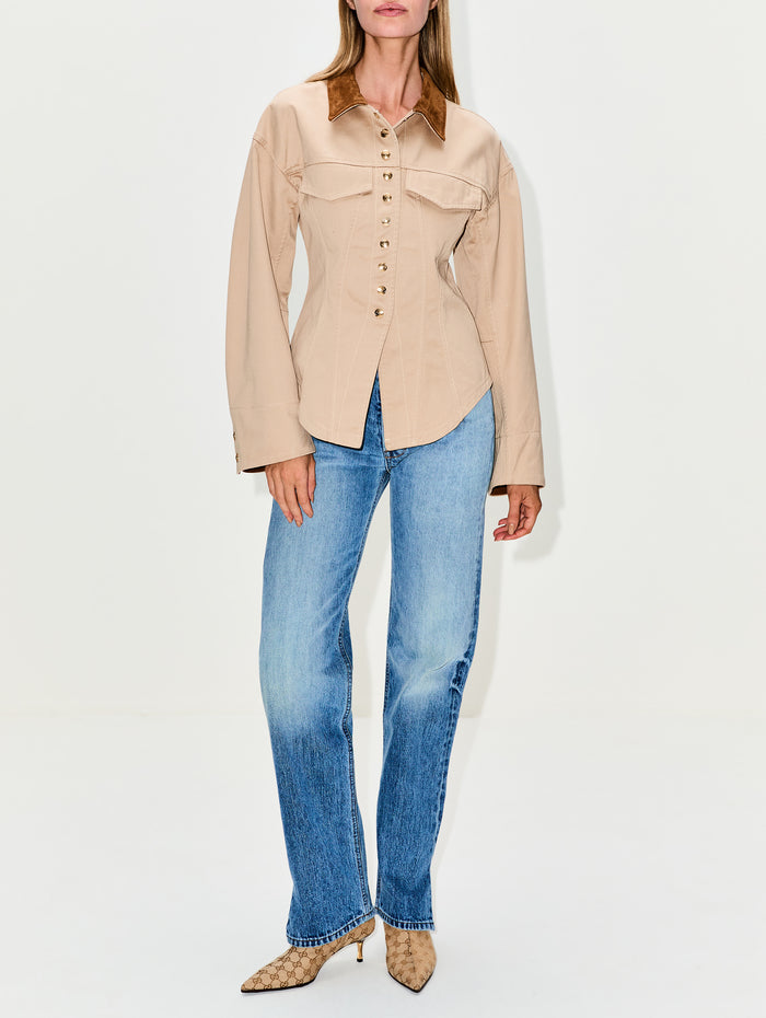 Lennox Jacket,RÙADH,KHAKI,Image 1