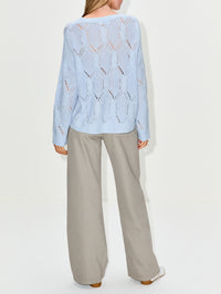 Gia Slouchy Crewneck Sweater,SABLYN,WHISPER,Image 3