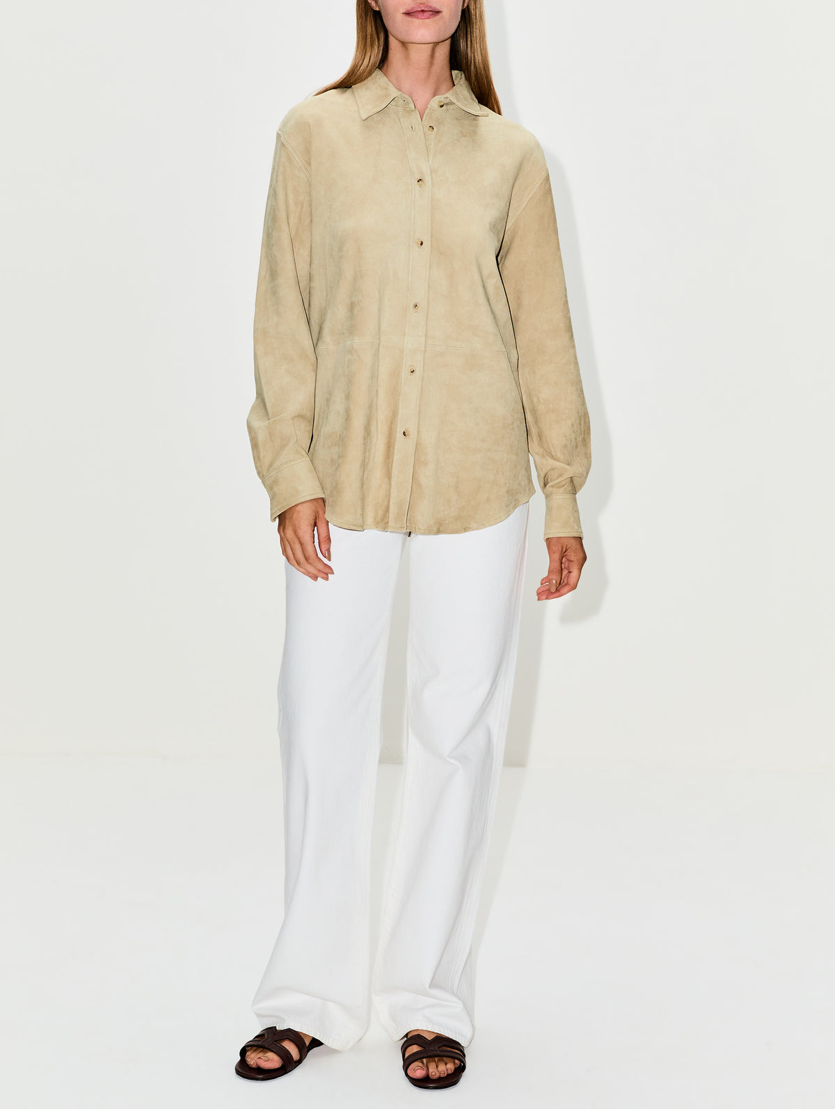 Button Up Shirt,SPRWMN,PISTACHIO,Image 2