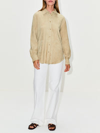 Button Up Shirt,SPRWMN,PISTACHIO,Image 2