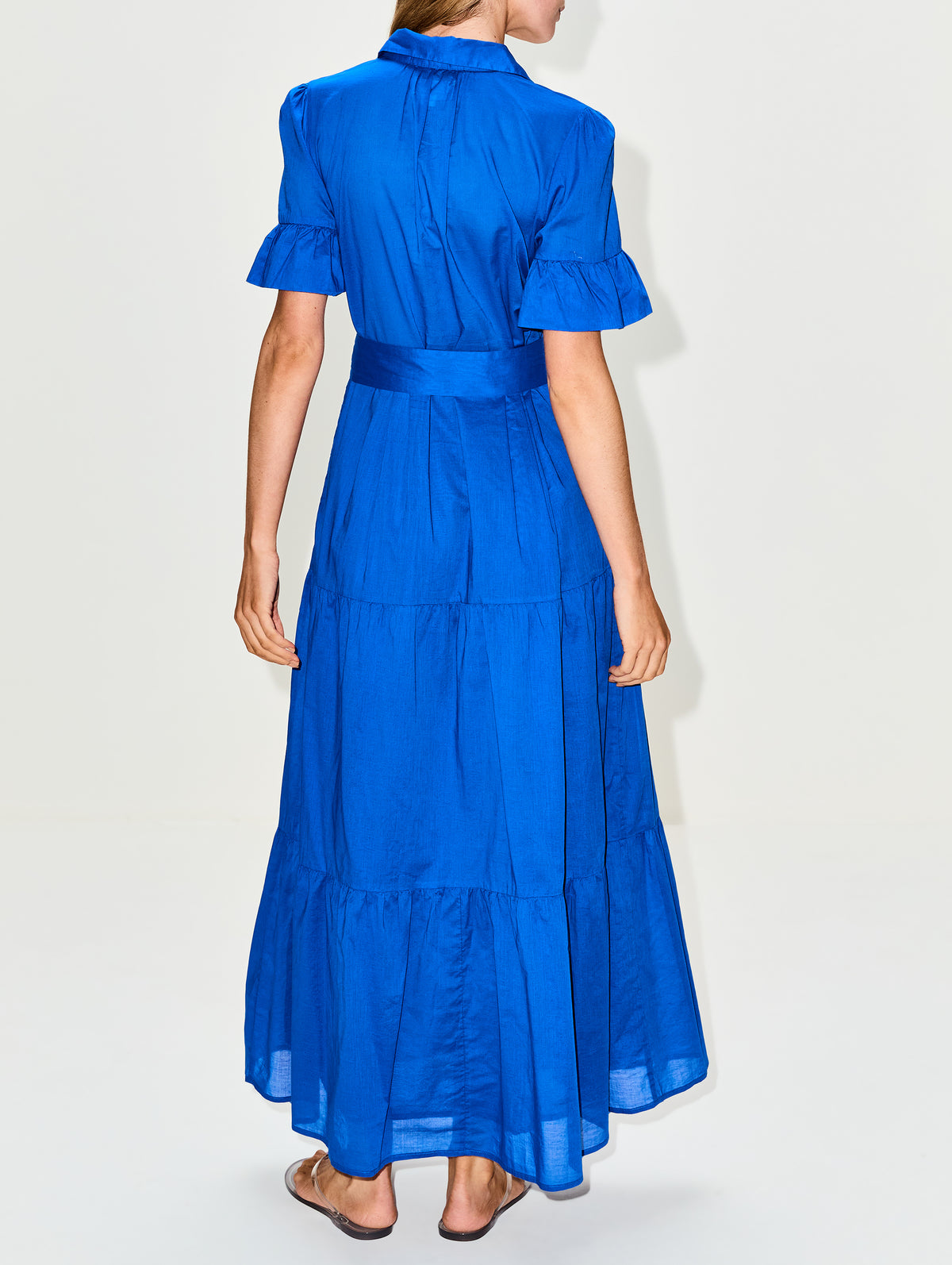 Martine Dress,BIRDS OF PARADIS BY TROVATA,COBALTO,Image 4