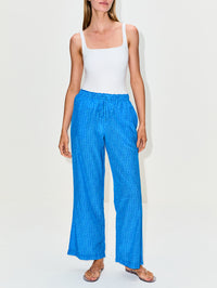 Vera Pant,BIRDS OF PARADIS BY TROVATA,CERULEAN FLORAL,Image 2