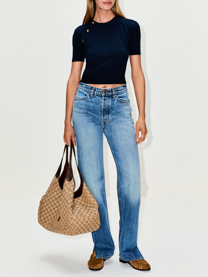 Mini Minamoto Sweater,ALTUZARRA,BERRY BLUE,Image 1