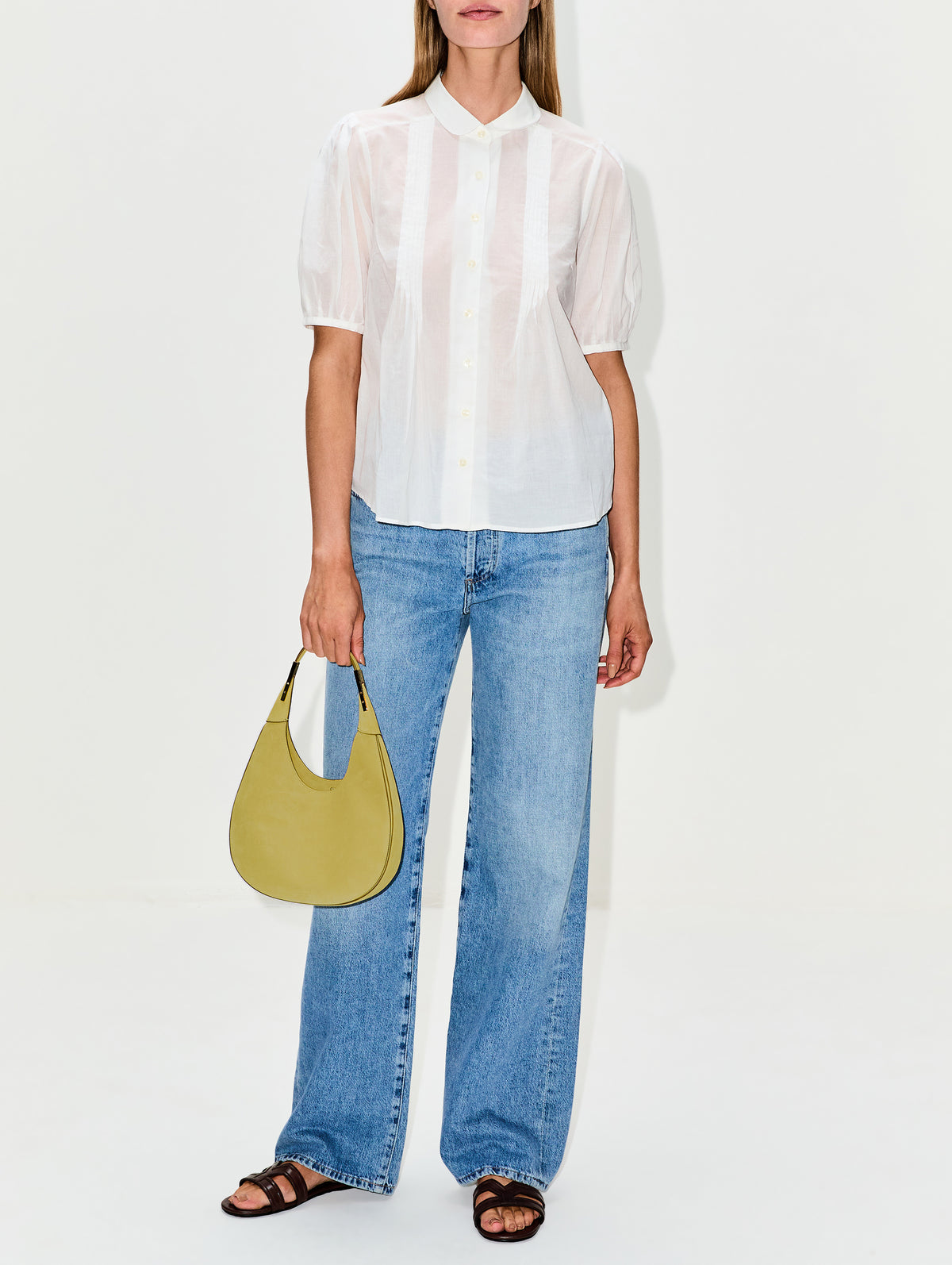 Nadine Blouse,BIRDS OF PARADIS BY TROVATA,WHITE,Image 2
