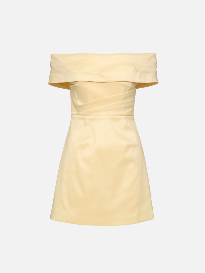 Mandy Mini Dress,REBECCA VALLANCE,YELLOW,Image 1