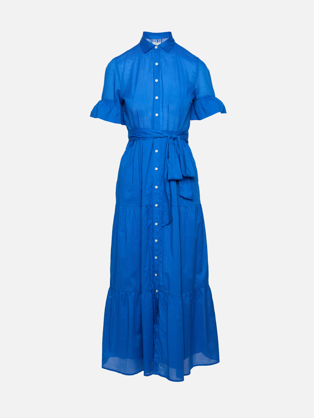 Martine Dress,BIRDS OF PARADIS BY TROVATA,COBALTO,Image 1