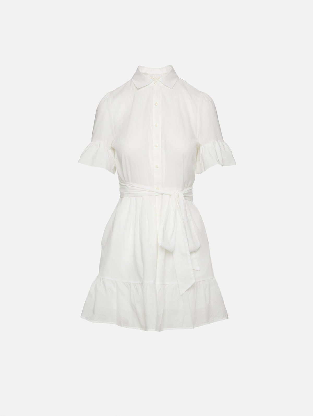 Martinique Dress,BIRDS OF PARADIS BY TROVATA,WHITE,Image 1