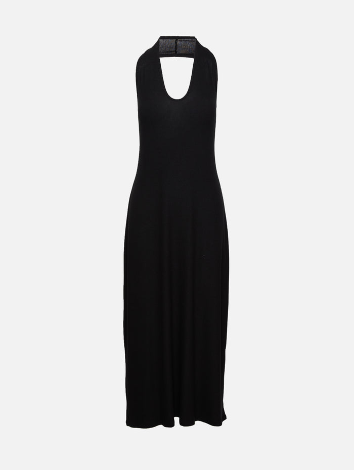 Lauren Halter Maxi Dress,LESET,BLACK,Image 1