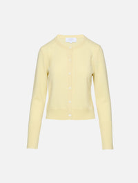 Solid Lean Lines Cardigan,LA LIGNE,BUTTER,Image 1