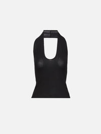 Lauren Halter Top,LESET,BLACK,Image 1