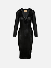Abito Maglia Dress,VALENTINO GARAVANI,NERO,Image 1