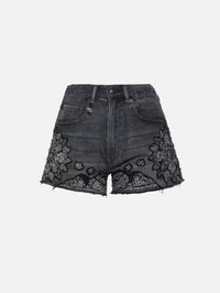 X Boyfriend Short,R13,ASH BANDANA,Image 1