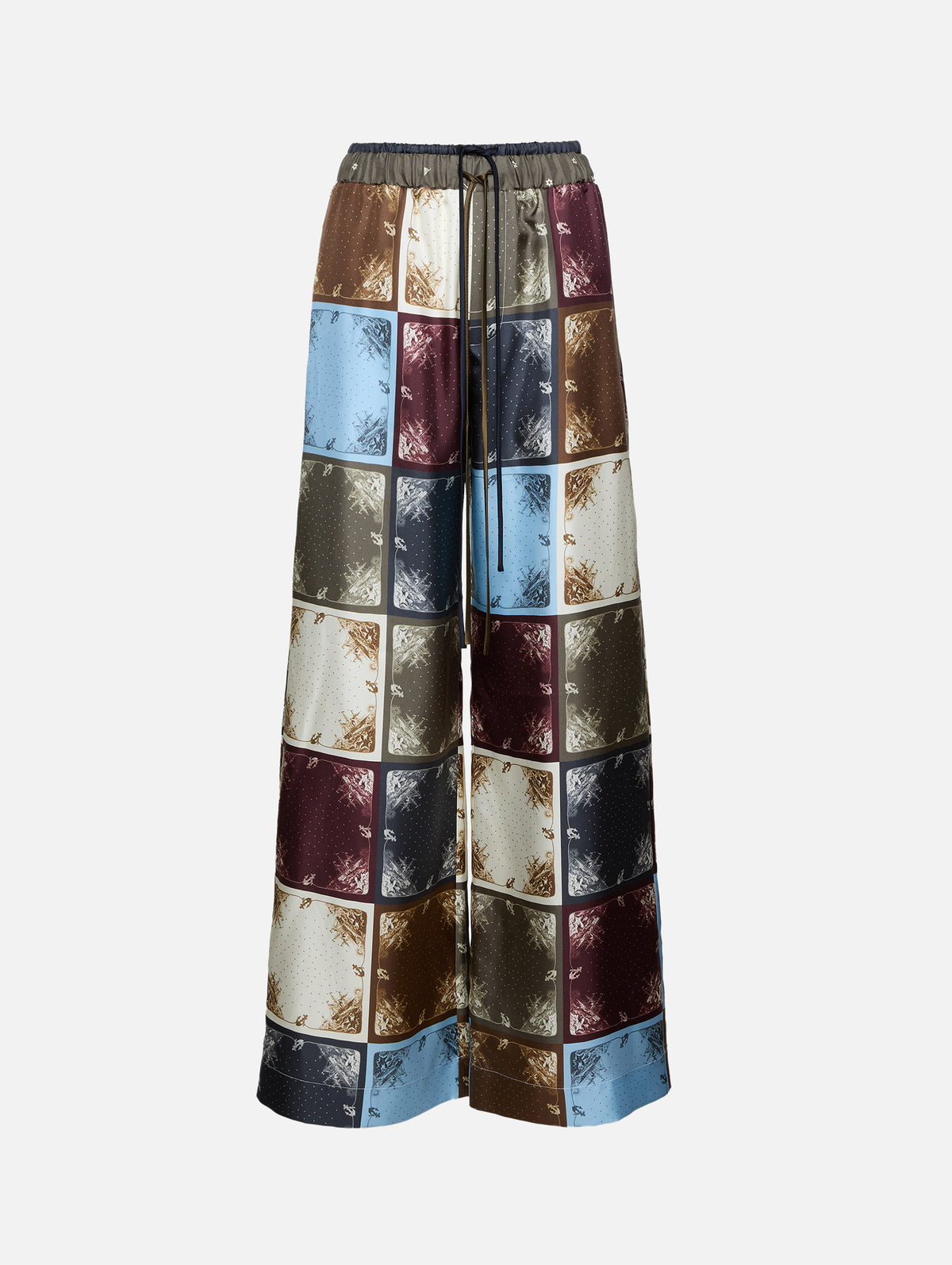 Pull On Sweatpant,MONSE,BROWN MULTI,Image 1